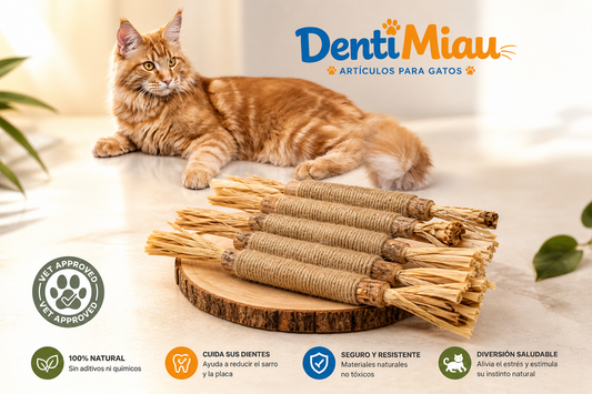 DentiMiau™ | Pack de Sticks Dentales para tu gato