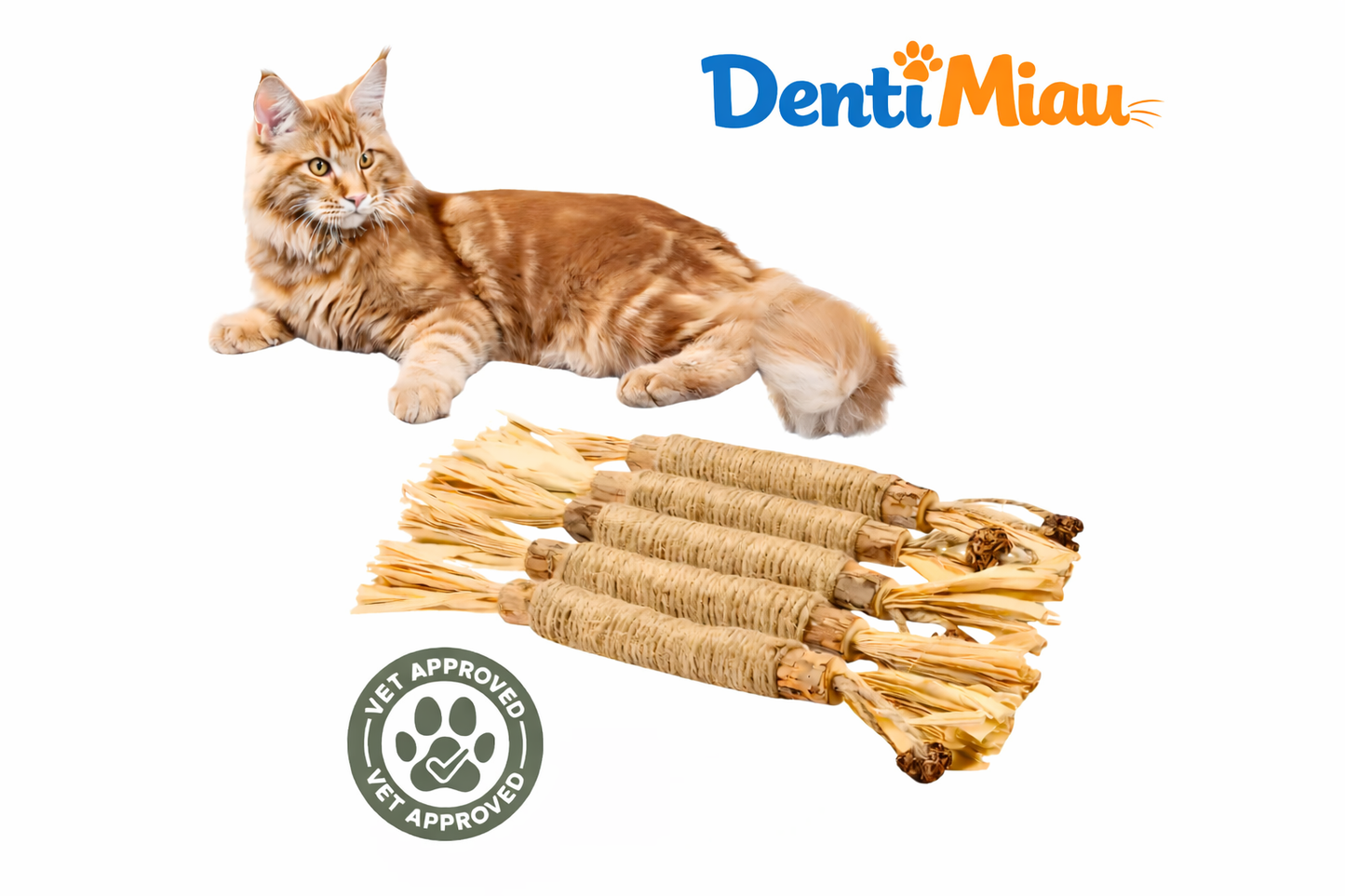 DentiMiau™ | Pack de Sticks Dentales para tu gato